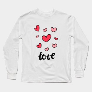 Love hearts Long Sleeve T-Shirt